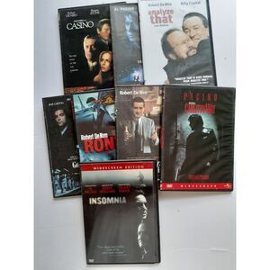 Robert De Niro Al Pacino DVD Lot of 8 Action Thriller
